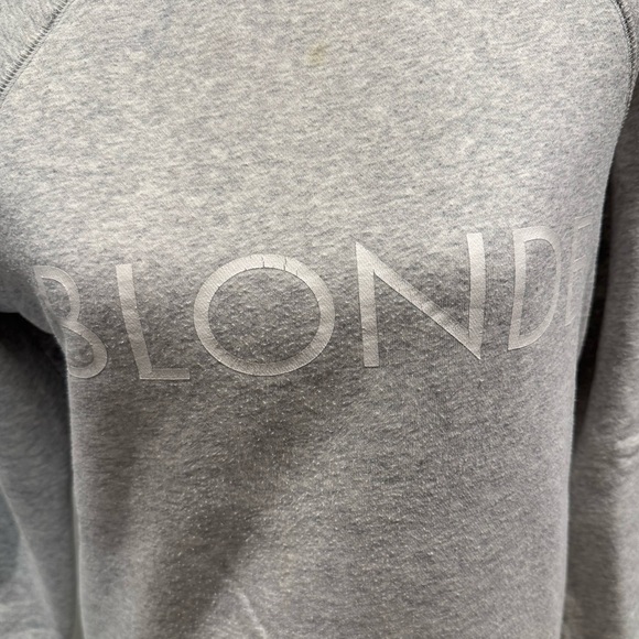 BLONDE Crewneck Sweatshirt Sz XS/S - Picture 3 of 9